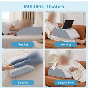 Premium White Foam Wedge Pillow